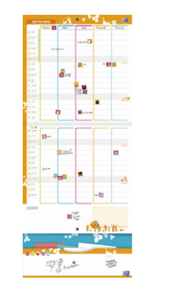 Oxford Calendrier Famille 2020 2021 Comptoir Des Ecoliers Fantasio calendrier familial 2021 oxford