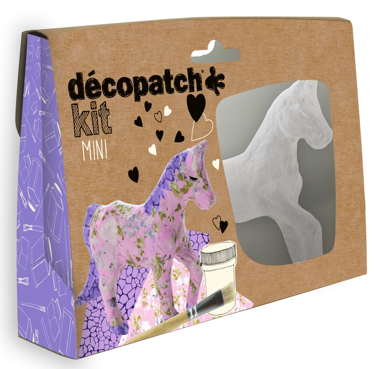 Decopatch Mini Kit Cheval Comptoir Des Ecoliers Fantasio